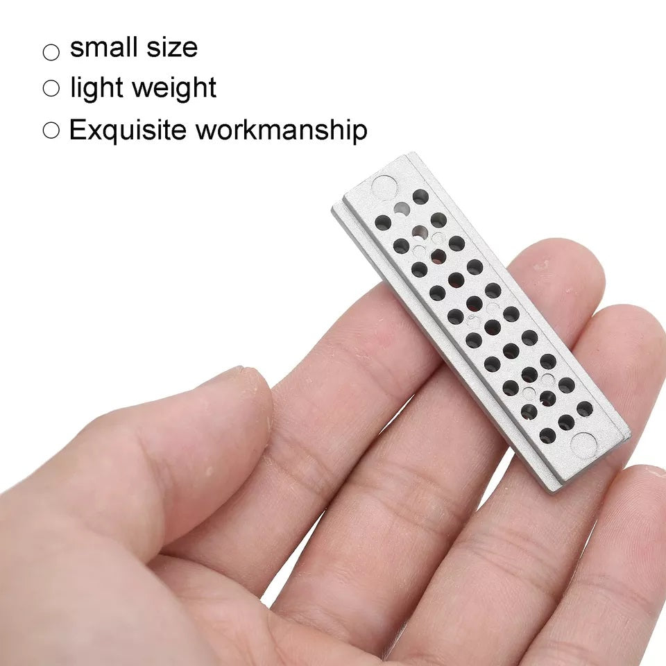 30 Holes Watch Riveting Stake Holder Steel Punch Block Hole Punching Drill Plate