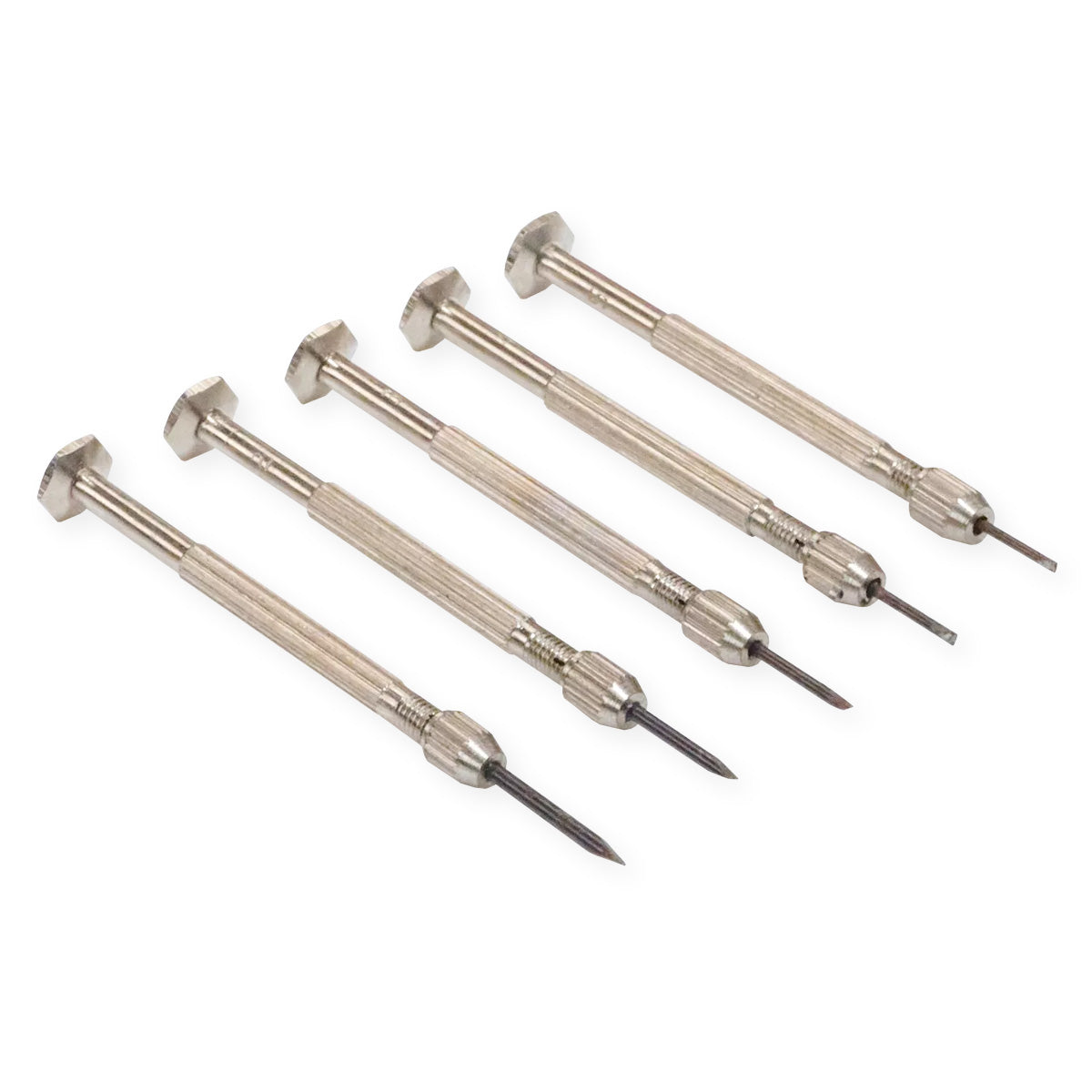 5x Set Of Watch Screwdrivers For Repairing Watches Watchmakers Tools