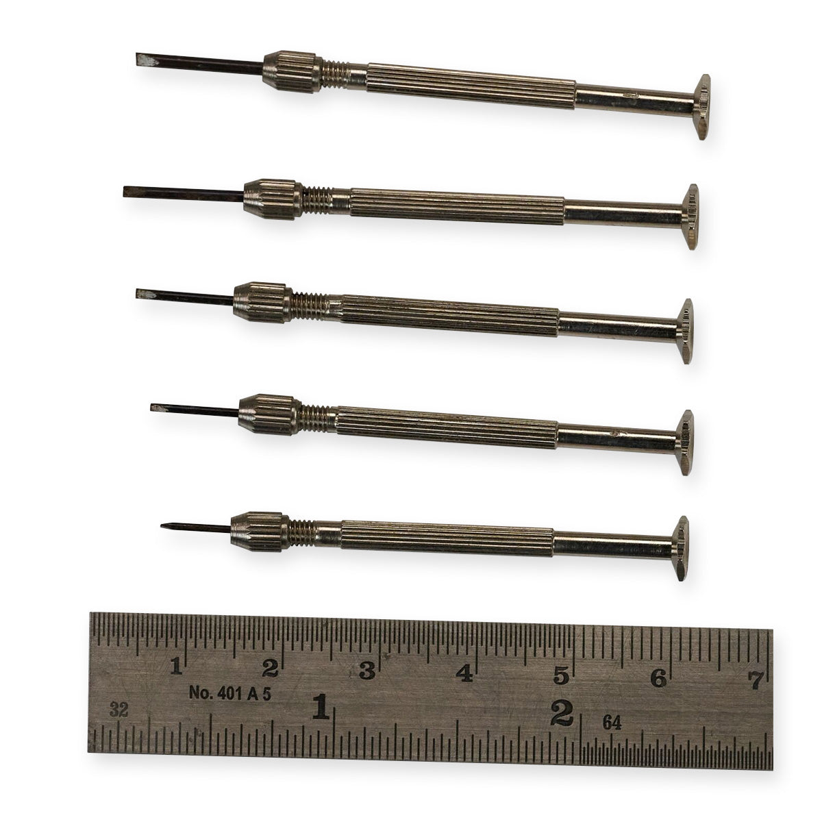 BUDGET Watchmakers Watch Screwdrivers Set 5 Repair Watches Tools Small Value New