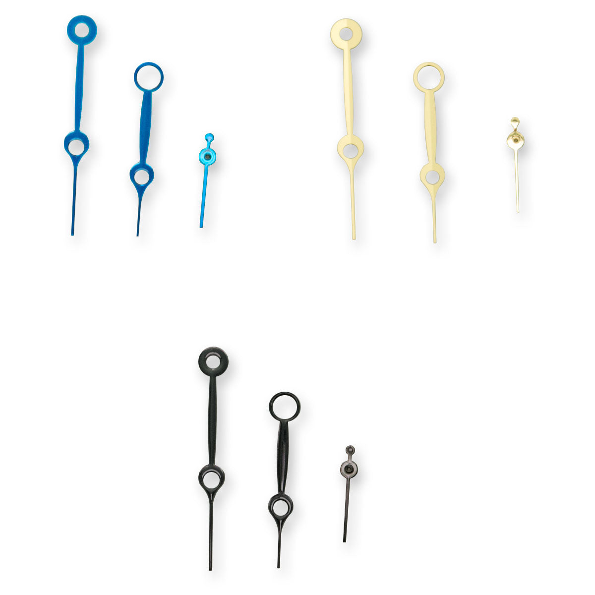 Pocket Watch Moon Shape Hands Set Pocketwatch ETA UT 6497 Gold Black Blue