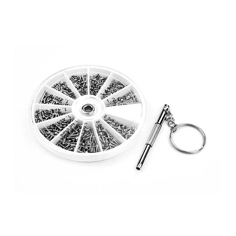 800x Micro Glasses Small Screws Watch Spectacles FREE Screwdriver Repair Kit New
